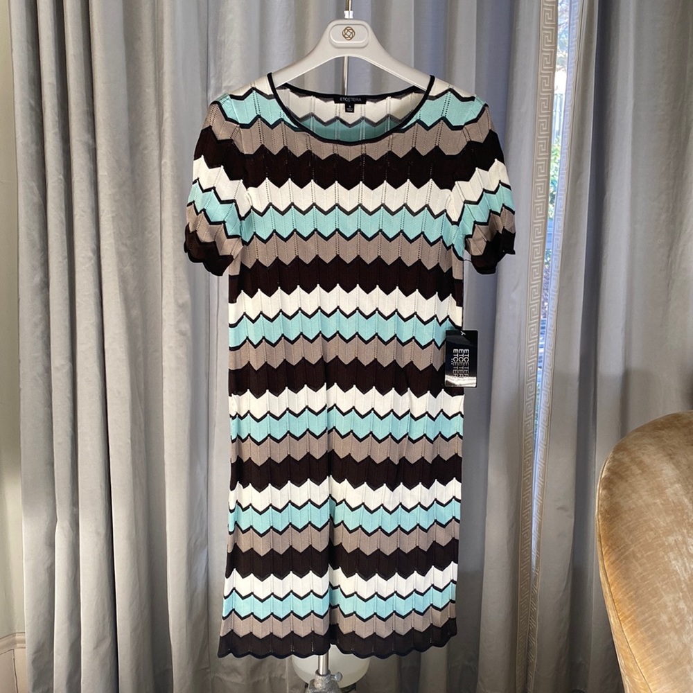 Missoni inspired knit dress